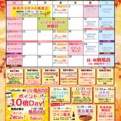 2023年11月イベントカレンダー