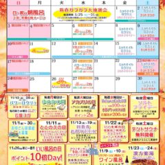 11月イベントカレンダー